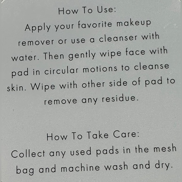 Nature by Luxe & Willow Reusable Bamboo Makeup Removal Pads - Picture 10 of 12